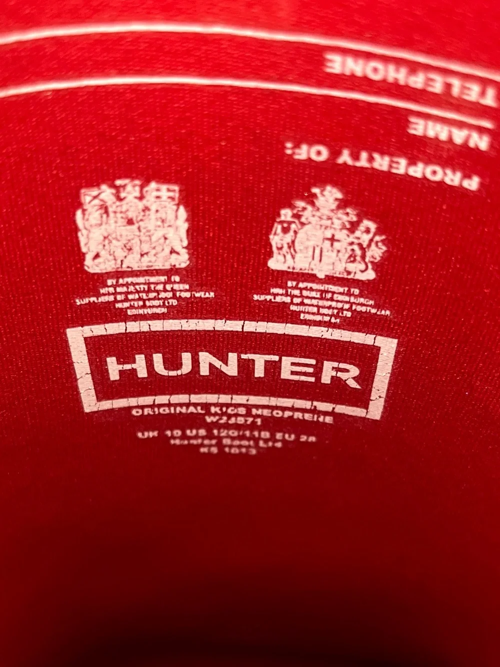 Hunter Original Rain Boots boots - Kids 11